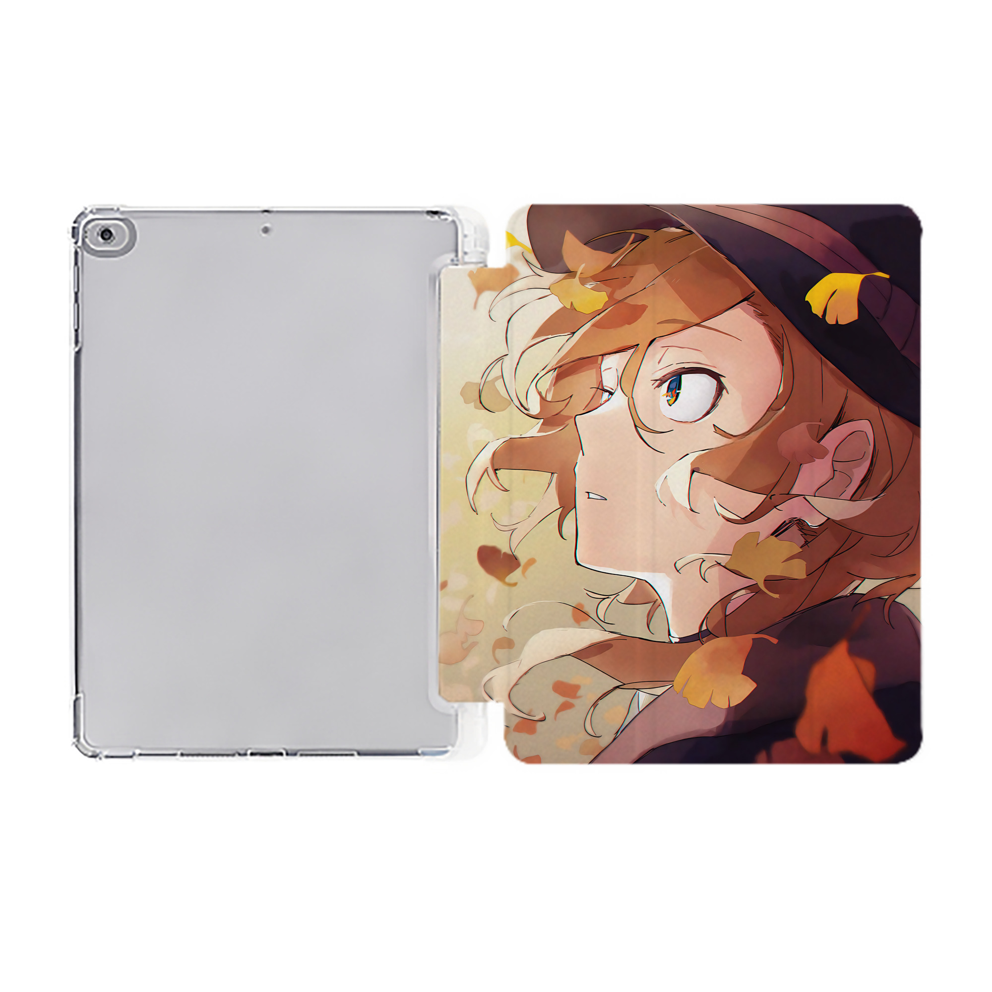 （画像用） 文豪ストレイドッグス Bungo Stray Dogs IPad ケース ペン収納付き 三つ折りスタンド PUレザー×シリコン 対応機種9.5/10.5/10.9インチ